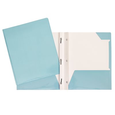 DUO-TANG LAMINÉ LG POCHETTE BLEU