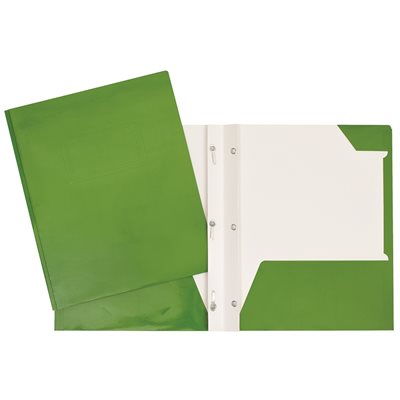 DUO-TANG LAMINÉ LG POCHETTE VERT