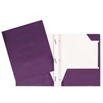 DUO-TANG LAMINÉ LG POCHETTE MAUVE