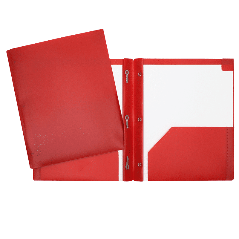 DUO-TANG POCHETTE PLASTIQUE LG ROUGE